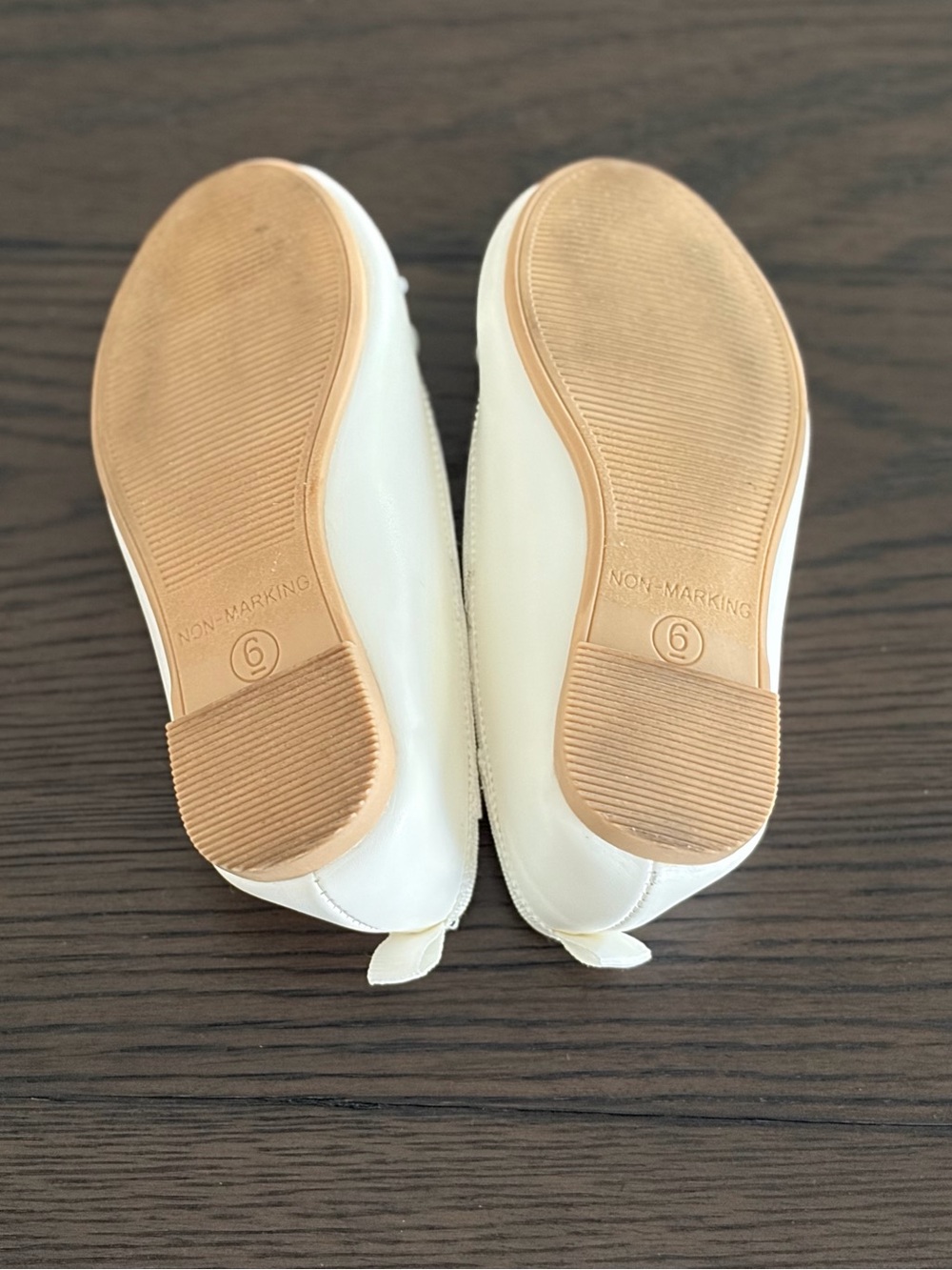 Cat & Jack Nora 2.0 Classic Ballet Flats in White (6T) - Picture 9 of 9